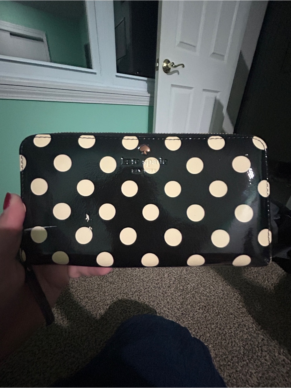 Kate Spade Polka Dot Pocketbook Wallet